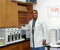 Byron using a DNA microarray system