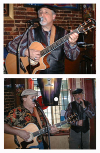 Craig Kalman plays the guitar and sings with his brother at a local club