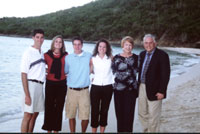 Dr. George enjoying time with his family on vacation.