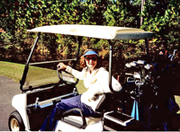 Lynne Haverkos enjoys playing golf in her free time.