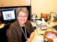 Tina Levin counsels patients about safe sex and HIV testing options.